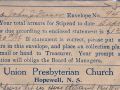 Union Presbyterian Church Hopewell Collectiion Envelope 273