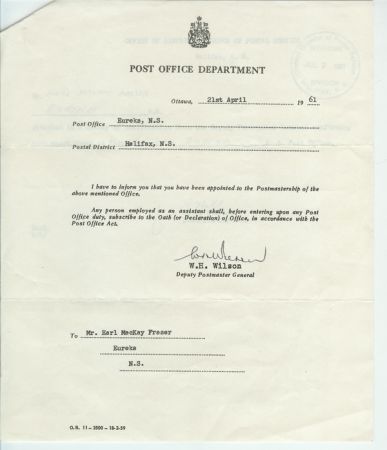 6  Eureka Post Office  Postmaster Appiontment part 2 316