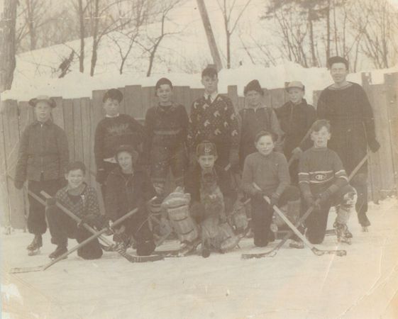 Skating on Sid McHardy s pond 397