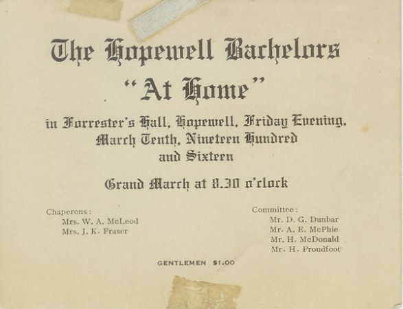 the hopewell bachelors at home invitation 401